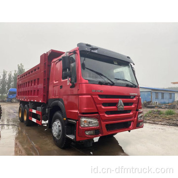 Truk Dump Sinotruk 6x4 Dengan Platform Badan Terbalik